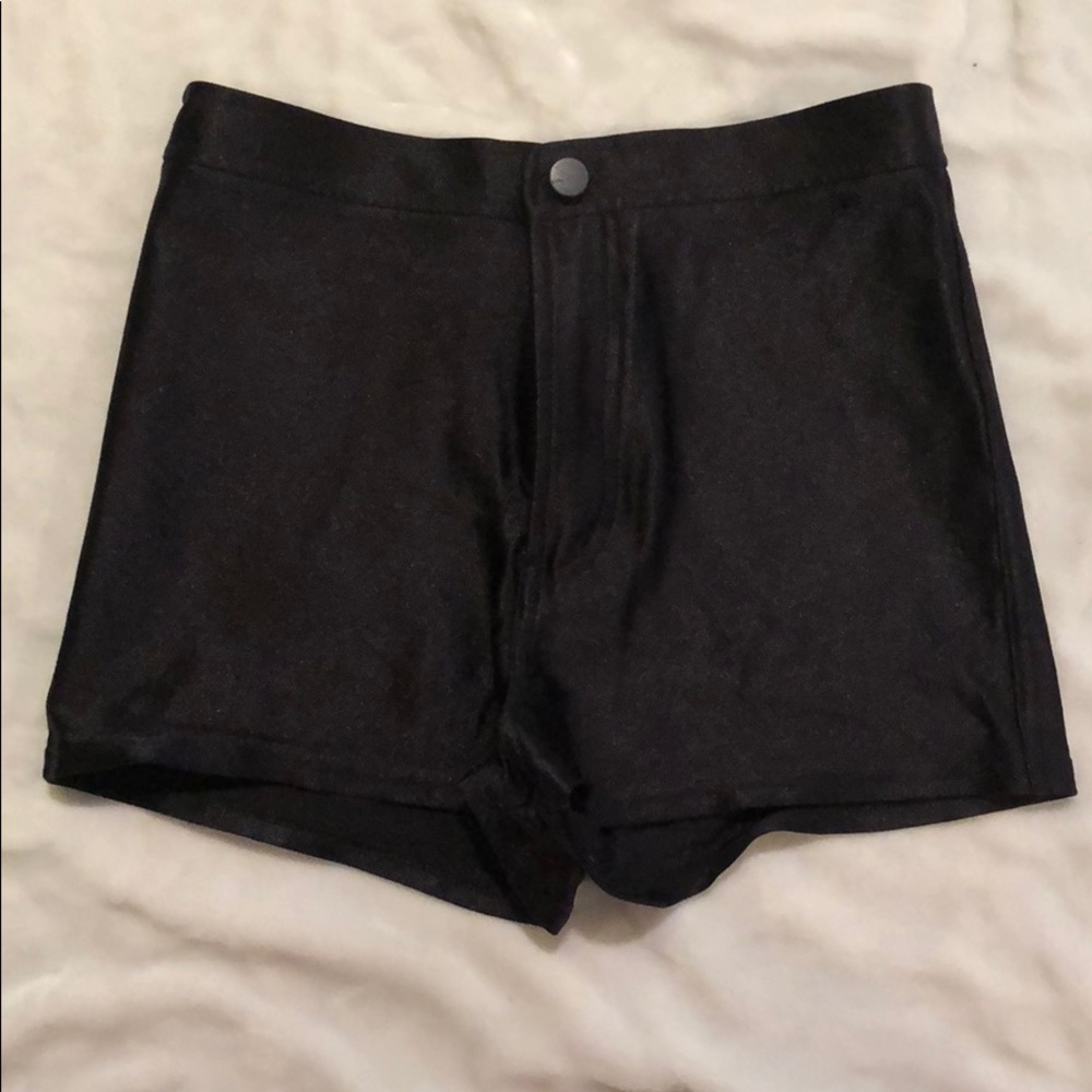 American Apparel high wasted tight shorts